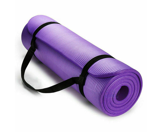 20MM Thick Yoga Mat Pad Nonslip Exercise Fitness Pilate Gym Durable [Colour: PURPLE]